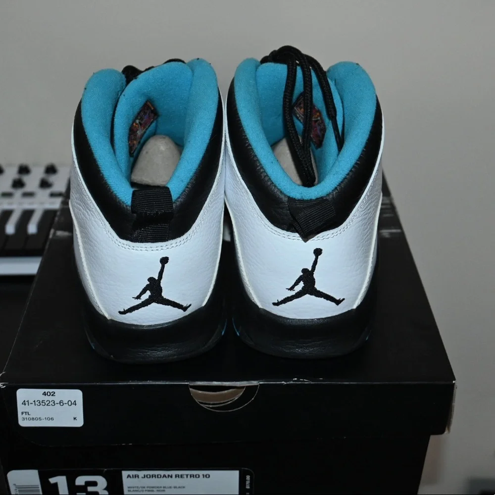 COPY - Air Jordan retro og powder blue 10s - Picture 5 of 6